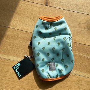 Dog Puppy Cat Coat 🌵Cacts and Turquoise 🌵Fleece Tucson Wrap Vest size 2